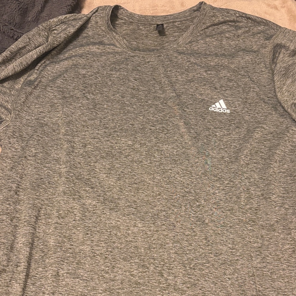 Adidas Heather Gray Men's Tee